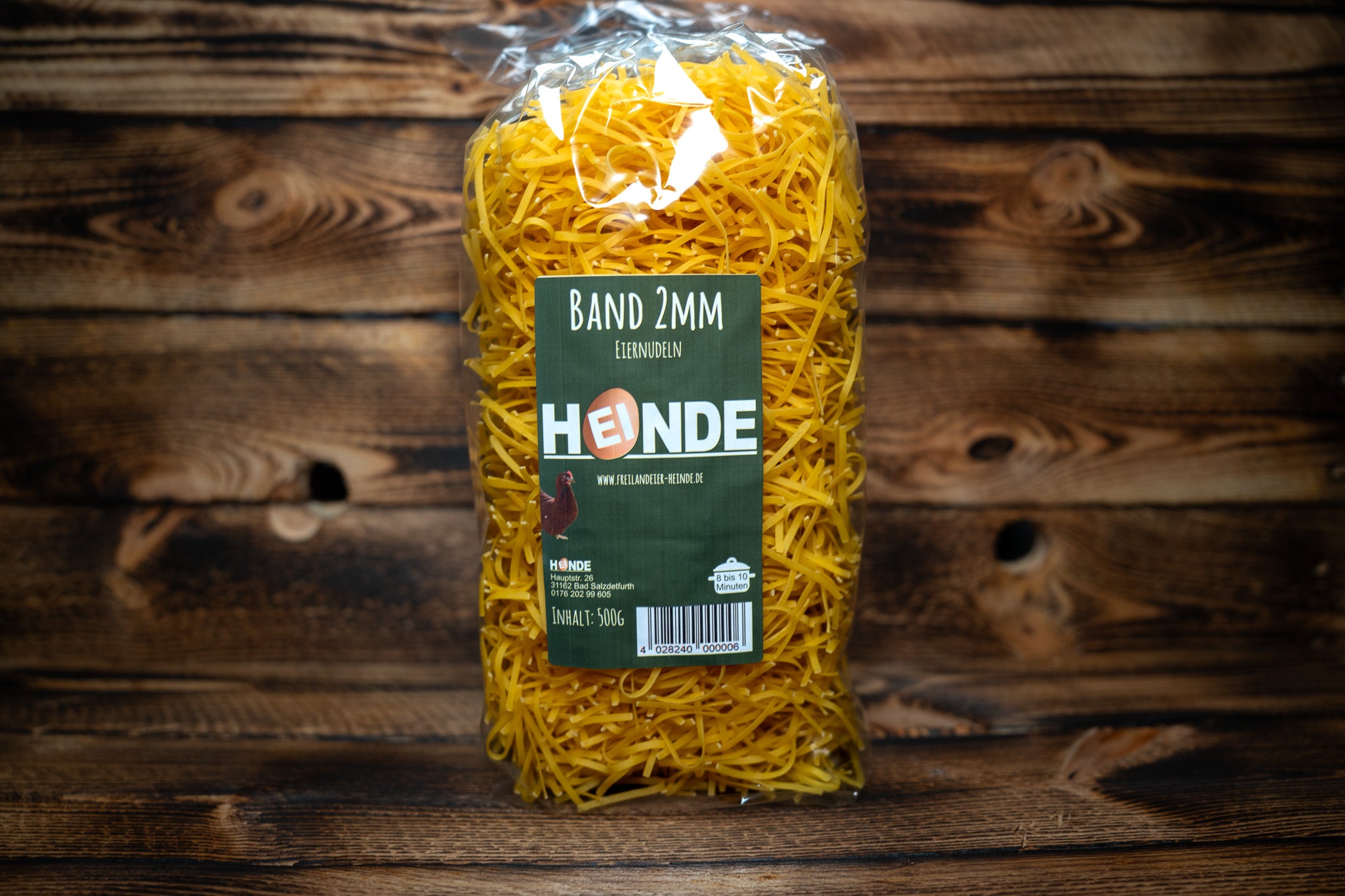 Eiernudeln Band 2mm (500g)