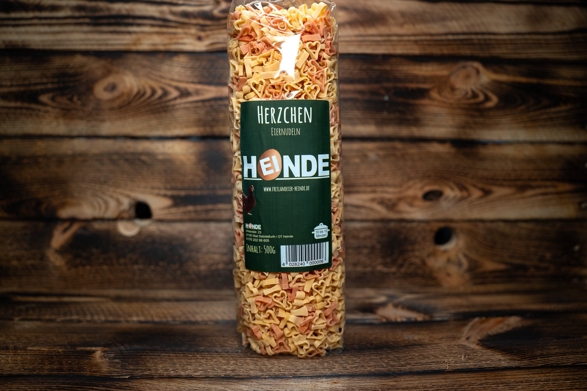 Eiernudeln Herzchen (500g)