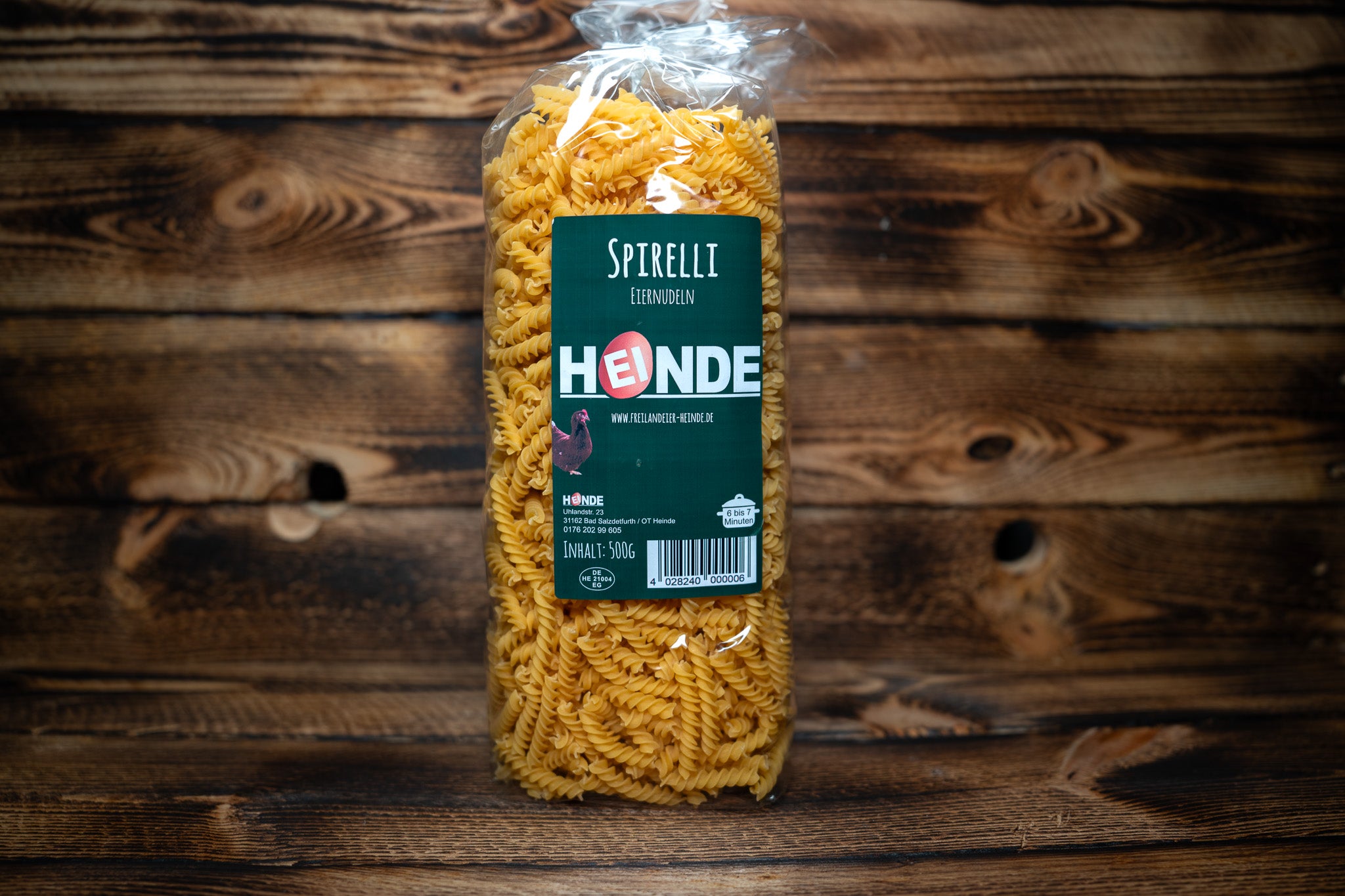 Eiernudeln Spirelli (500g)