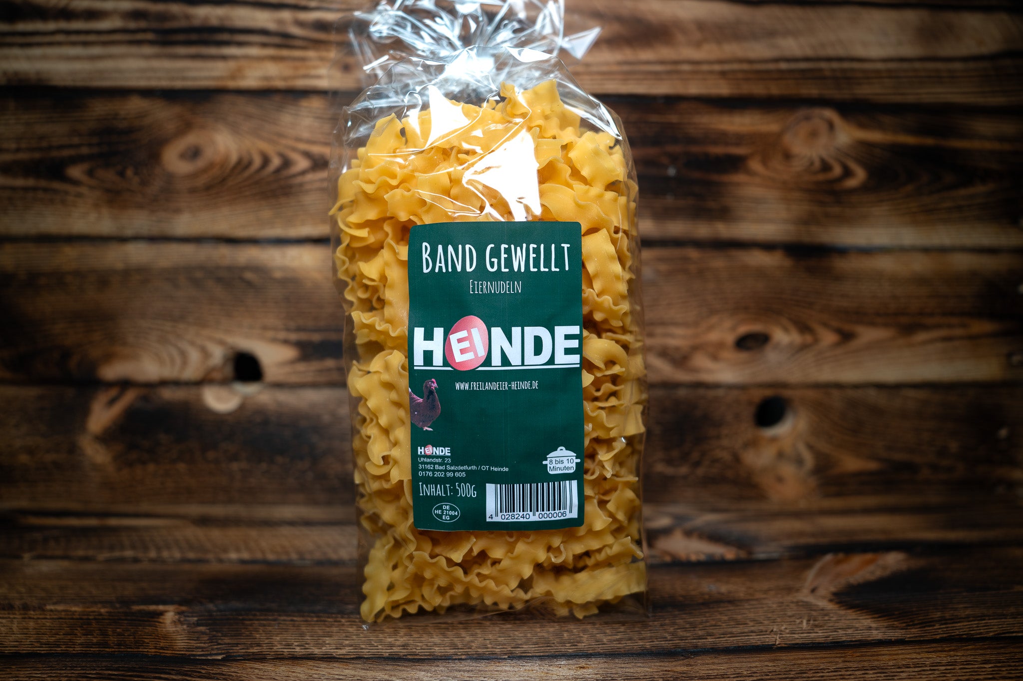 Eiernudeln Band Gewellt (500g)