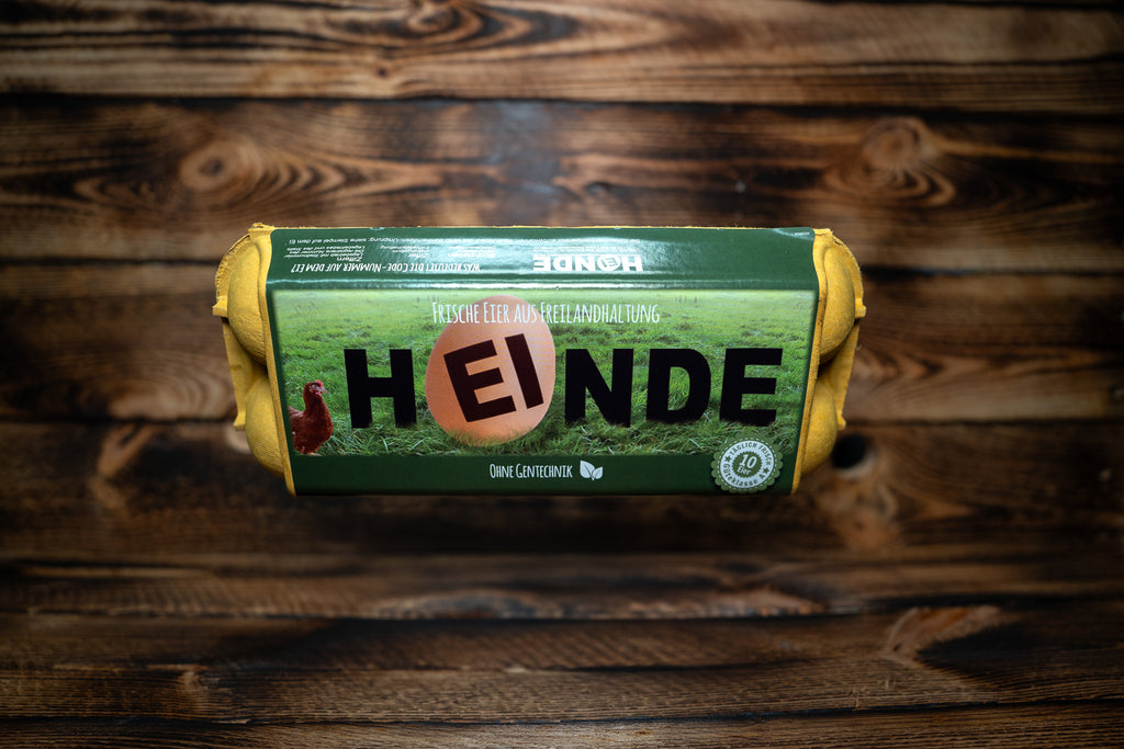 10 frische Freilandeier