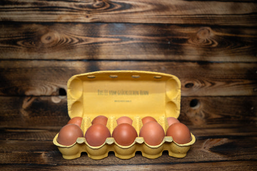 10 frische Freilandeier